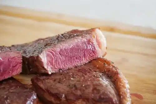 steak, juicy, no fat