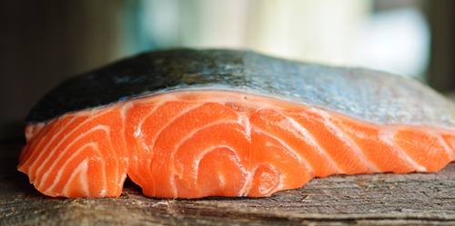 healthy dish, salmon
